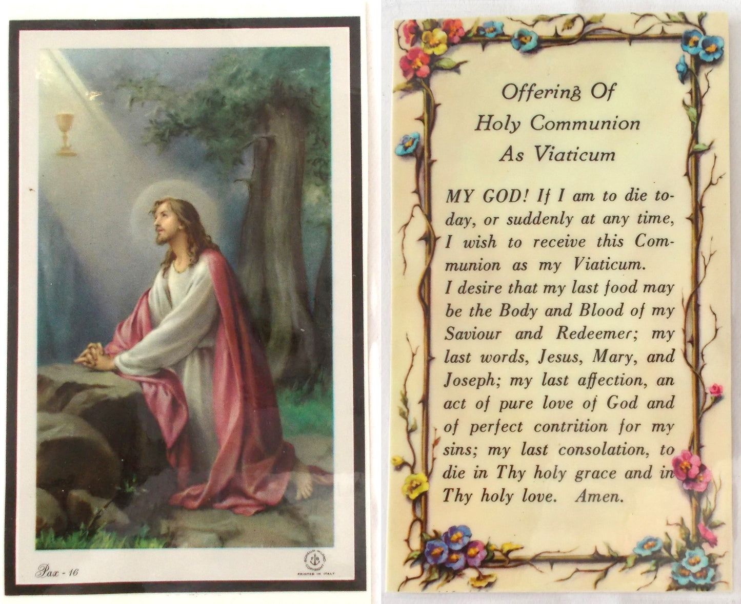 Laminated - Offering Holy Communion As Viaticum
