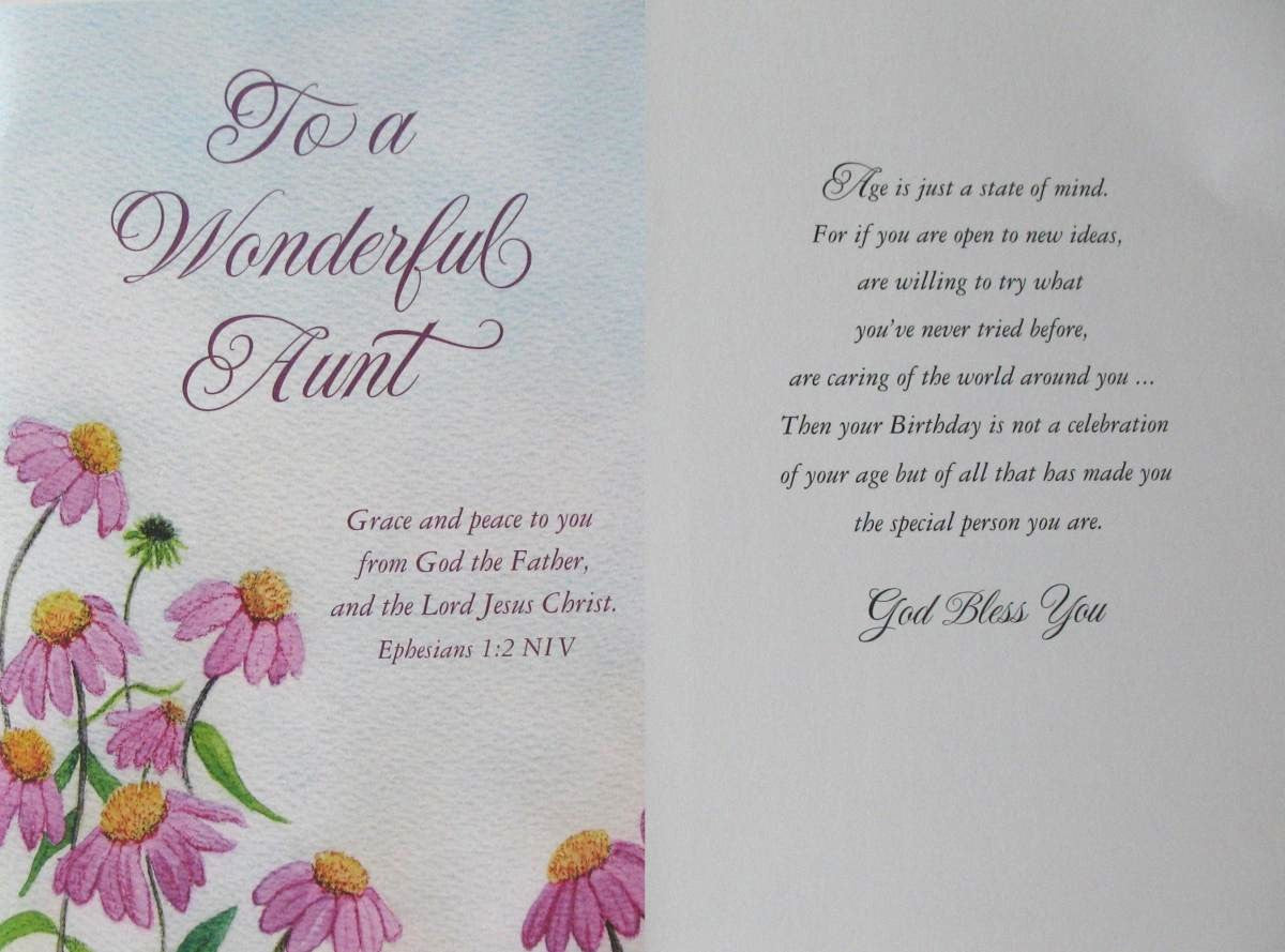 Aunt Birthday Greeting Card