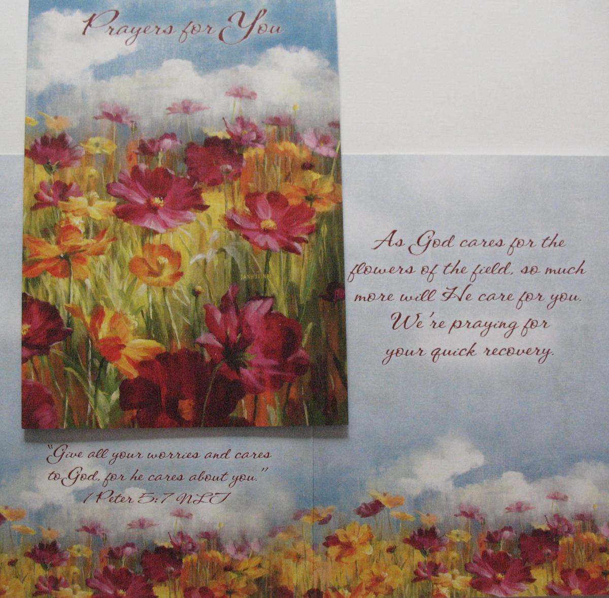 Get Well Greeting Card by Legacy with Deluxe Envelope