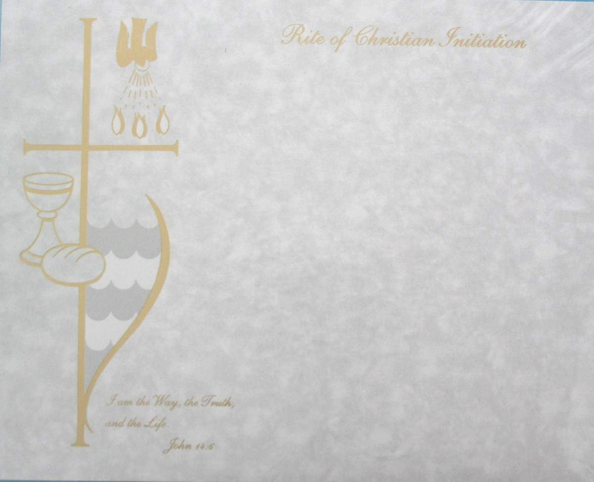RCIA Certificates - Create Your Own - Box of 50 or 75