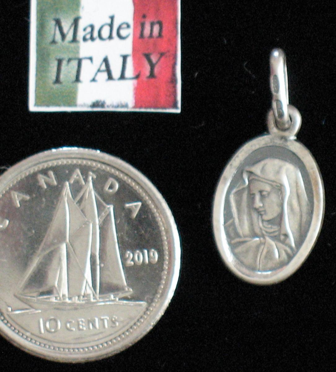 Mary - Sterling Silver Medal