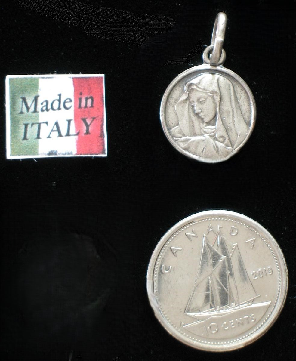 Mary - Sterling Silver Medal