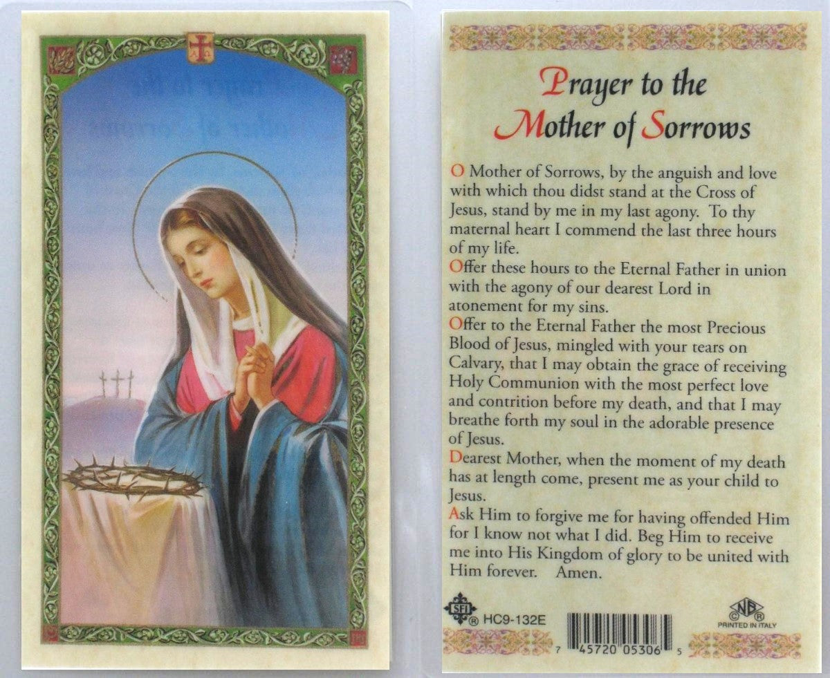 Laminated - Mother of Sorrow