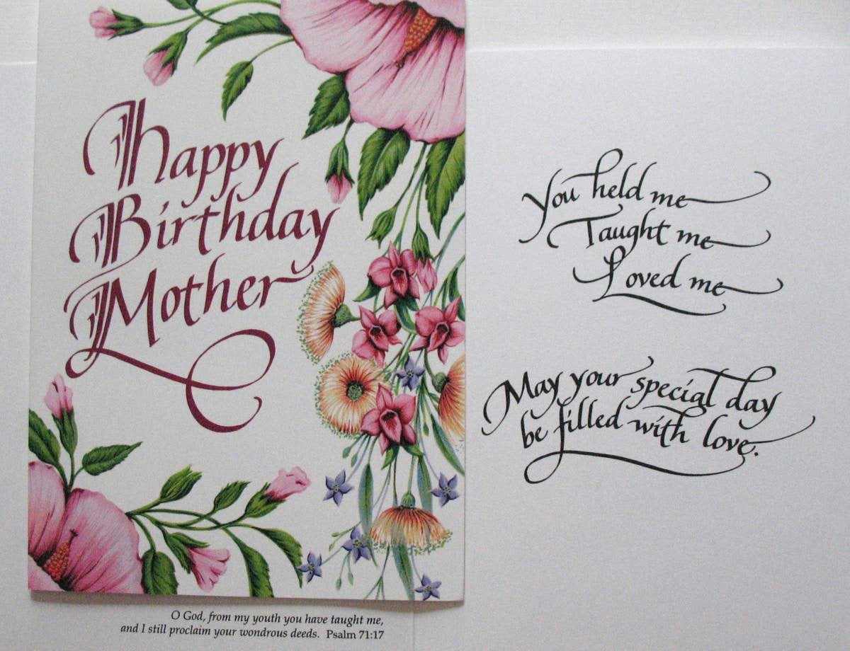 Mother Birthday Greeting Card