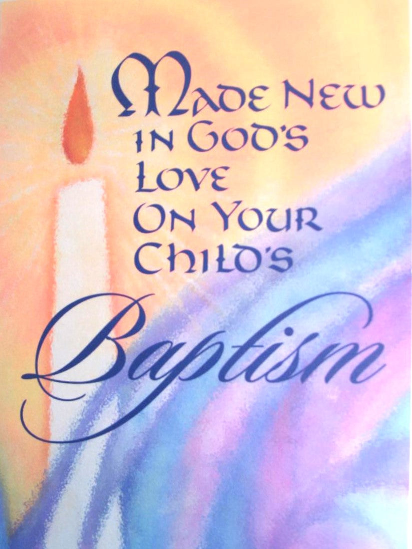 On Your Child's Baptism (not baby) Greeting Card