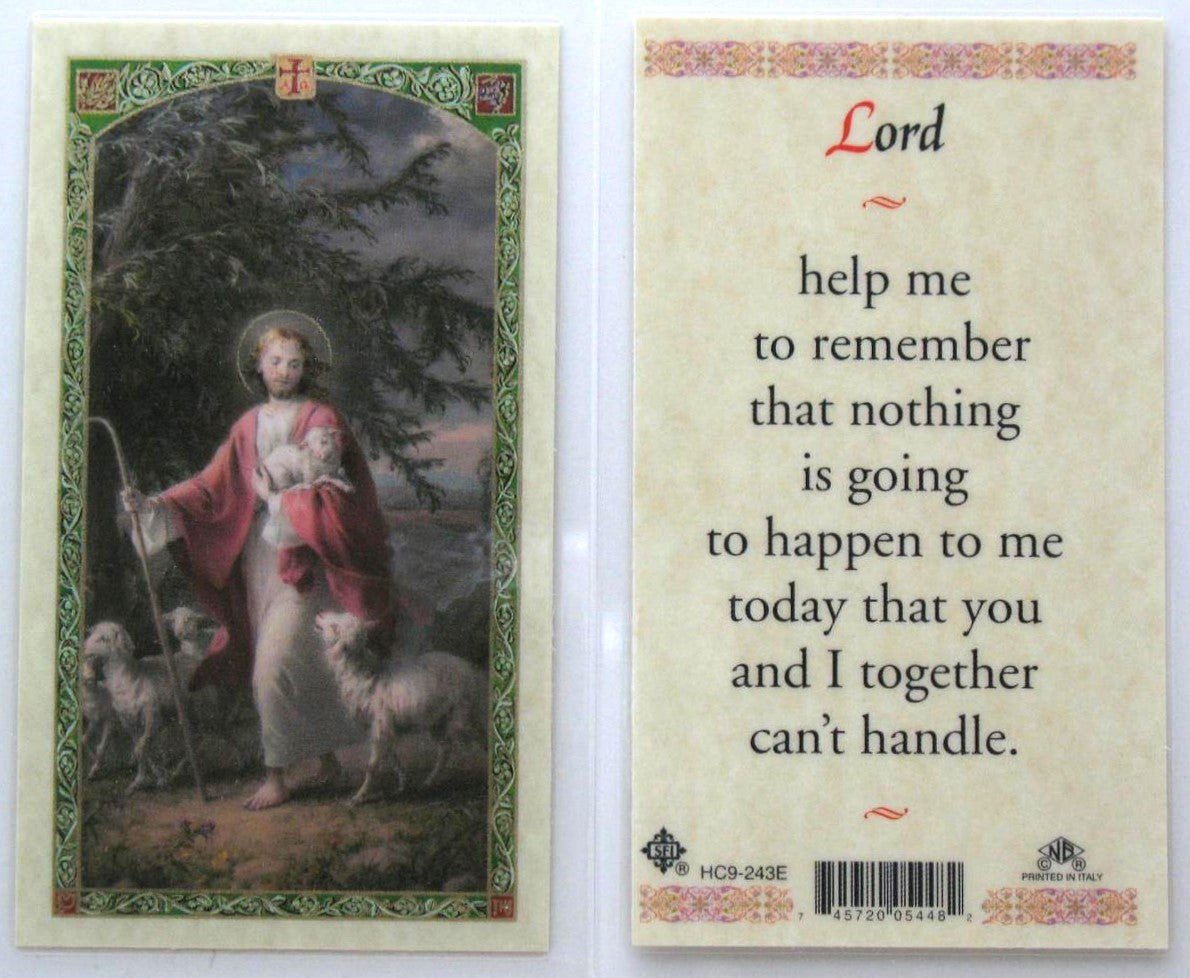 Laminated - Good Shepherd - Lord Help Me