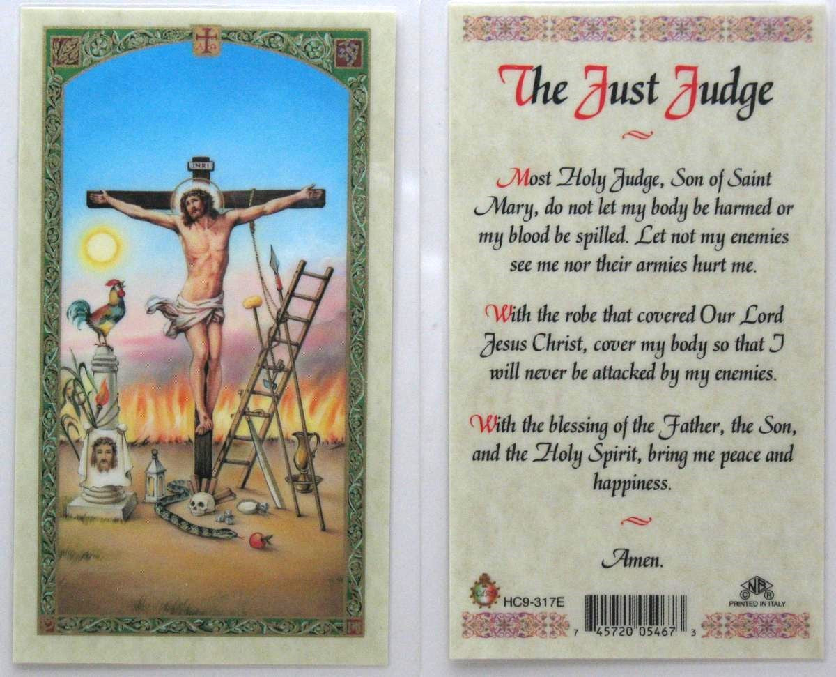 Laminated - Crucifixion - The Just Judge