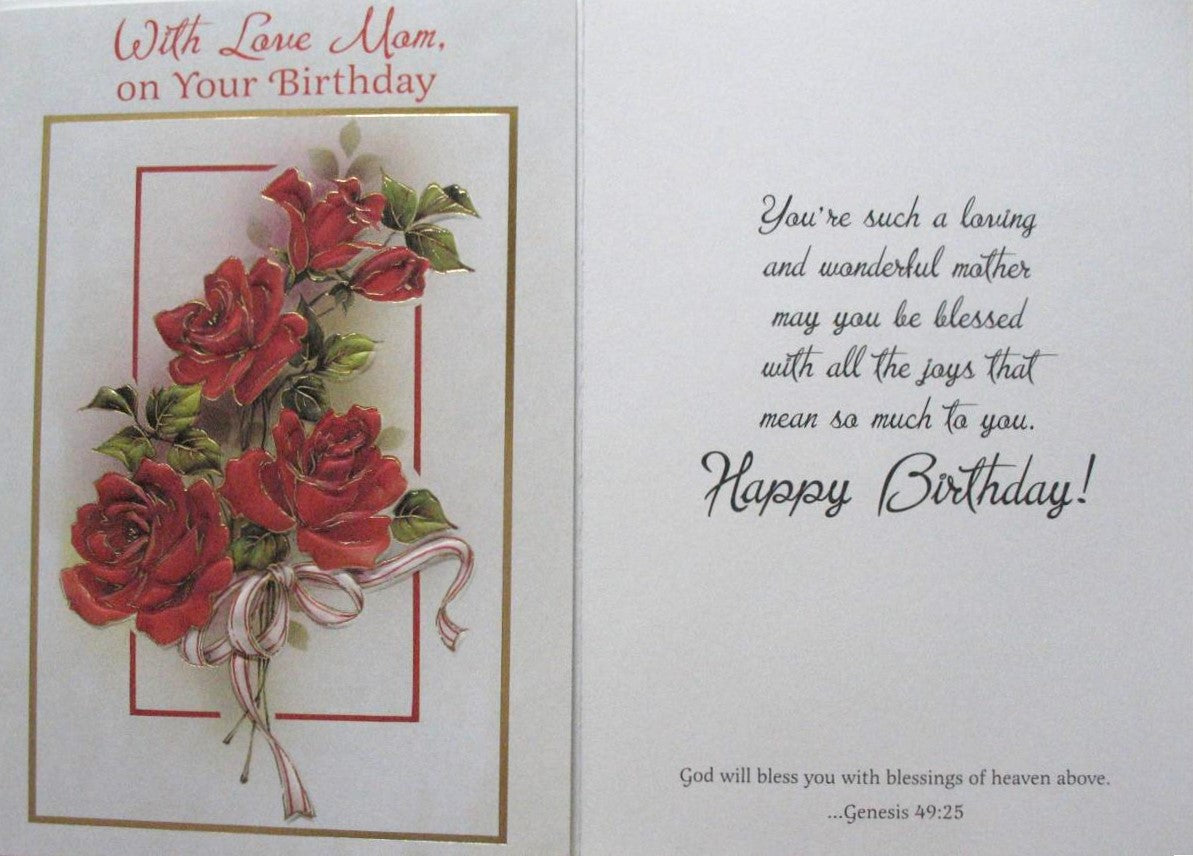 Mom Birthday Greeting Card