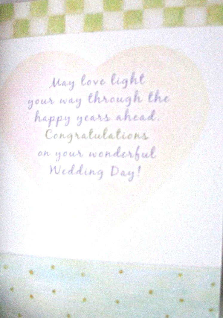 Wedding Greeting Card by Legacy with Deluxe Envelope