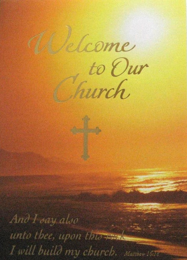 Welcome to Our Church Greeting Card- Individual or Package of 10