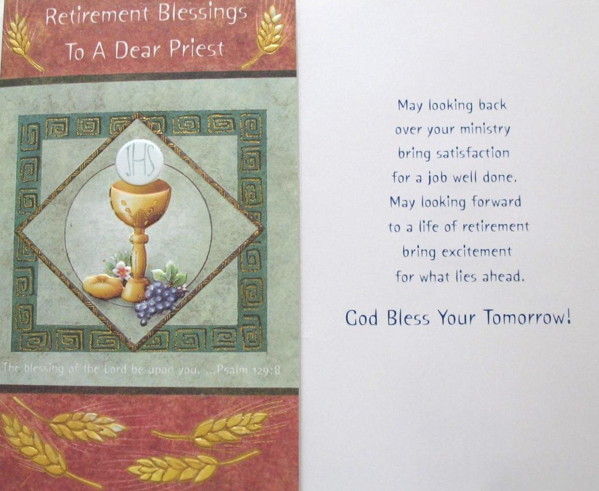Priest Retirement Greeting Card
