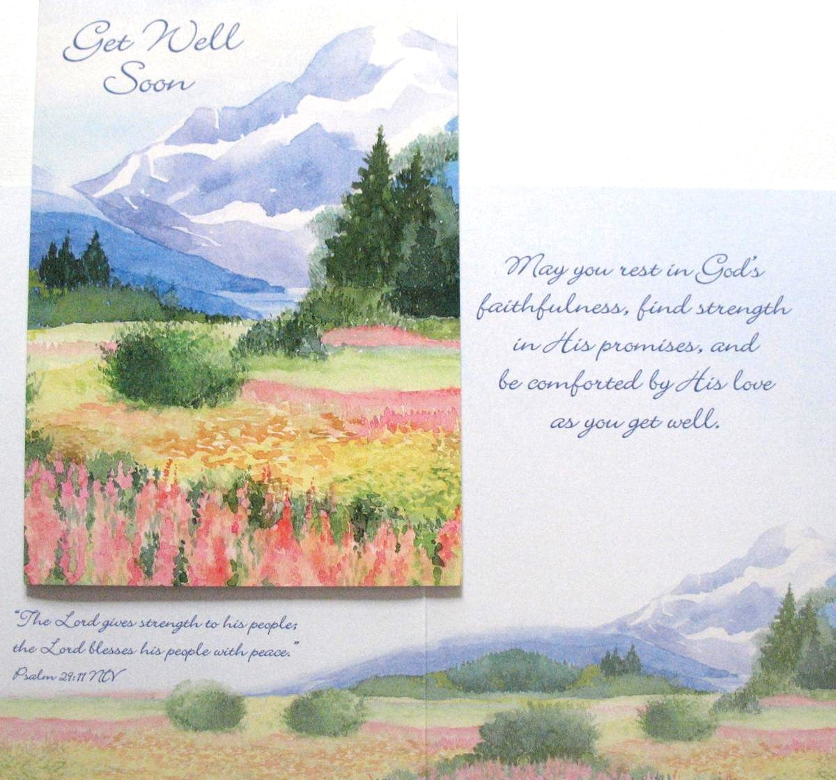 Get Well Greeting Card by Legacy with Deluxe Envelope