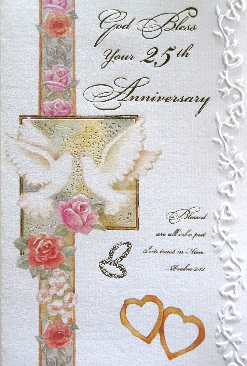 25th Anniversary Greeting Card