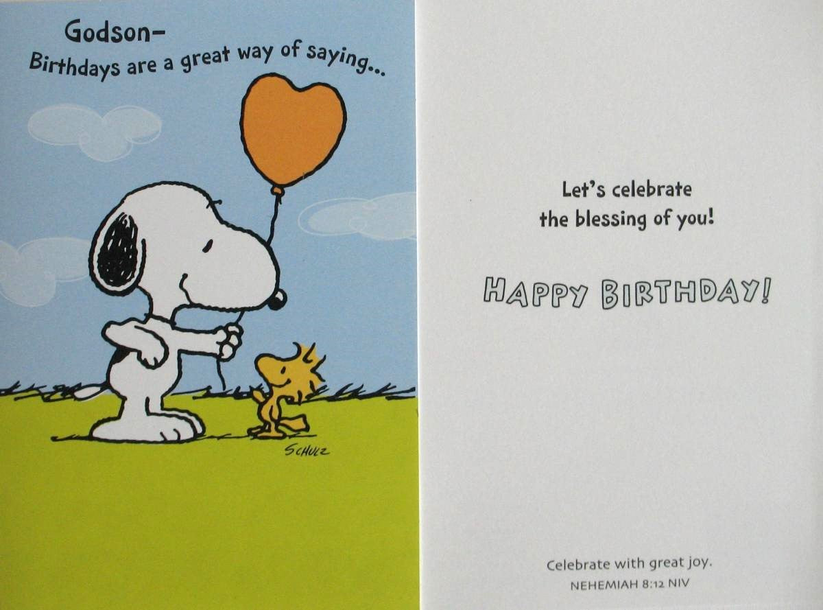Godson Birthday Greeting Card