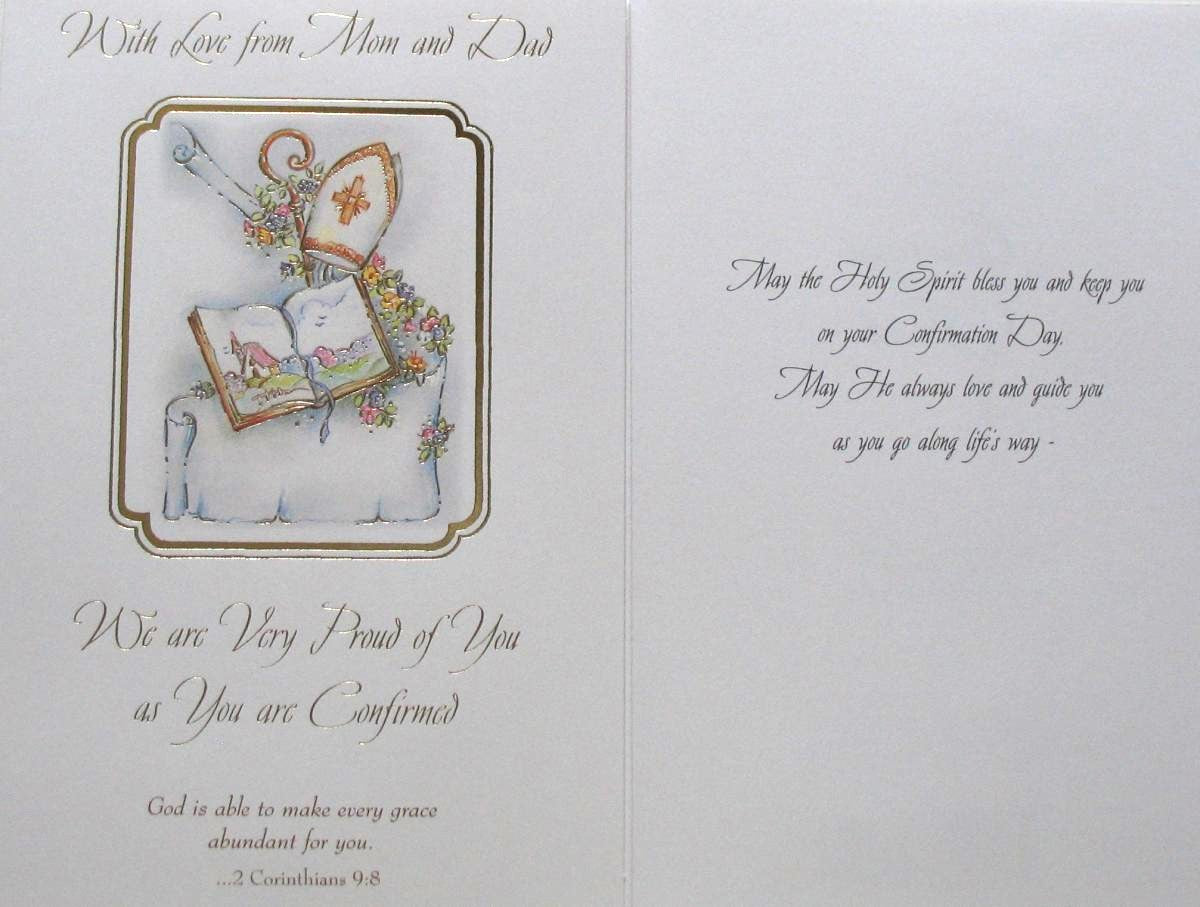 Confirmation From Mom & Dad Greeting Card