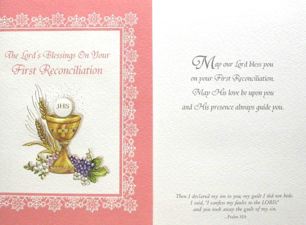 First Reconciliation Greeting Card