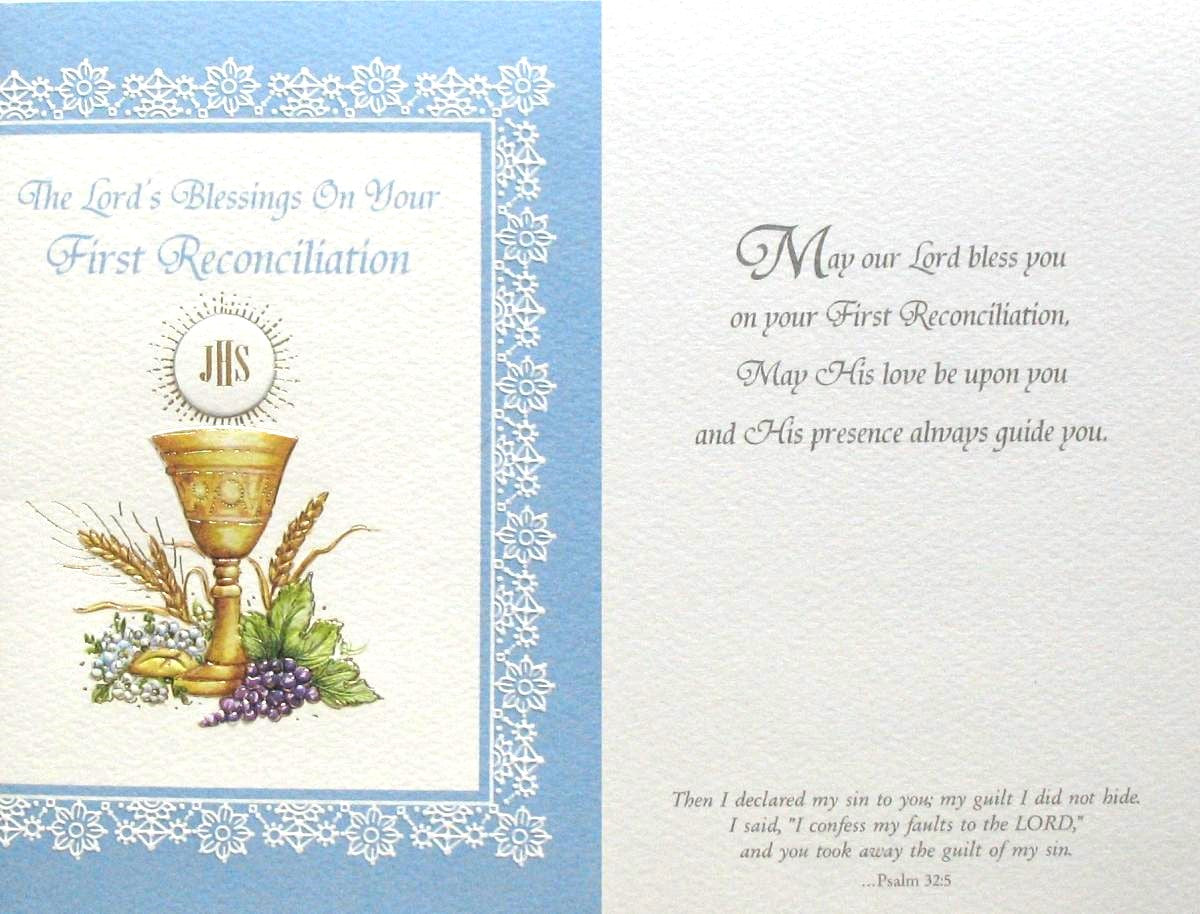 First Reconciliation Greeting Card