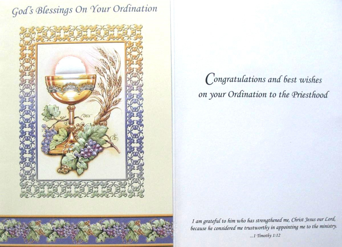 Ordination Greeting Card