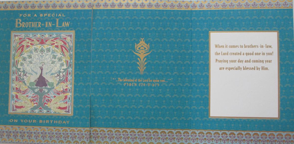 Brother-in-law Birthday Greeting Card