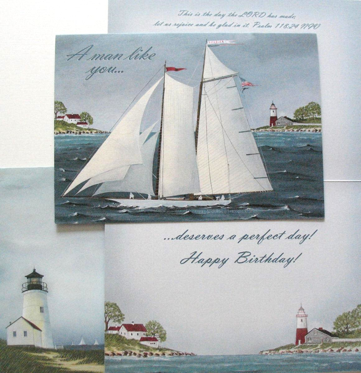 Man Birthday Greeting Card by Legacy with Deluxe Envelope