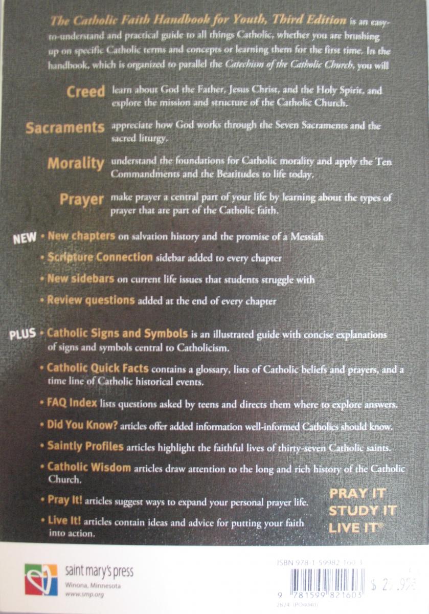 Catholic Faith Handbook for Youth Softcover