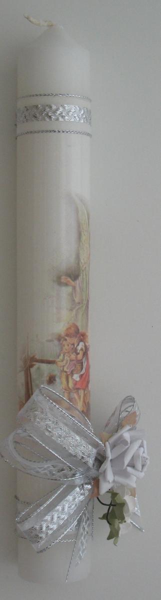 Candle With Picture - 6 3/4 Inch