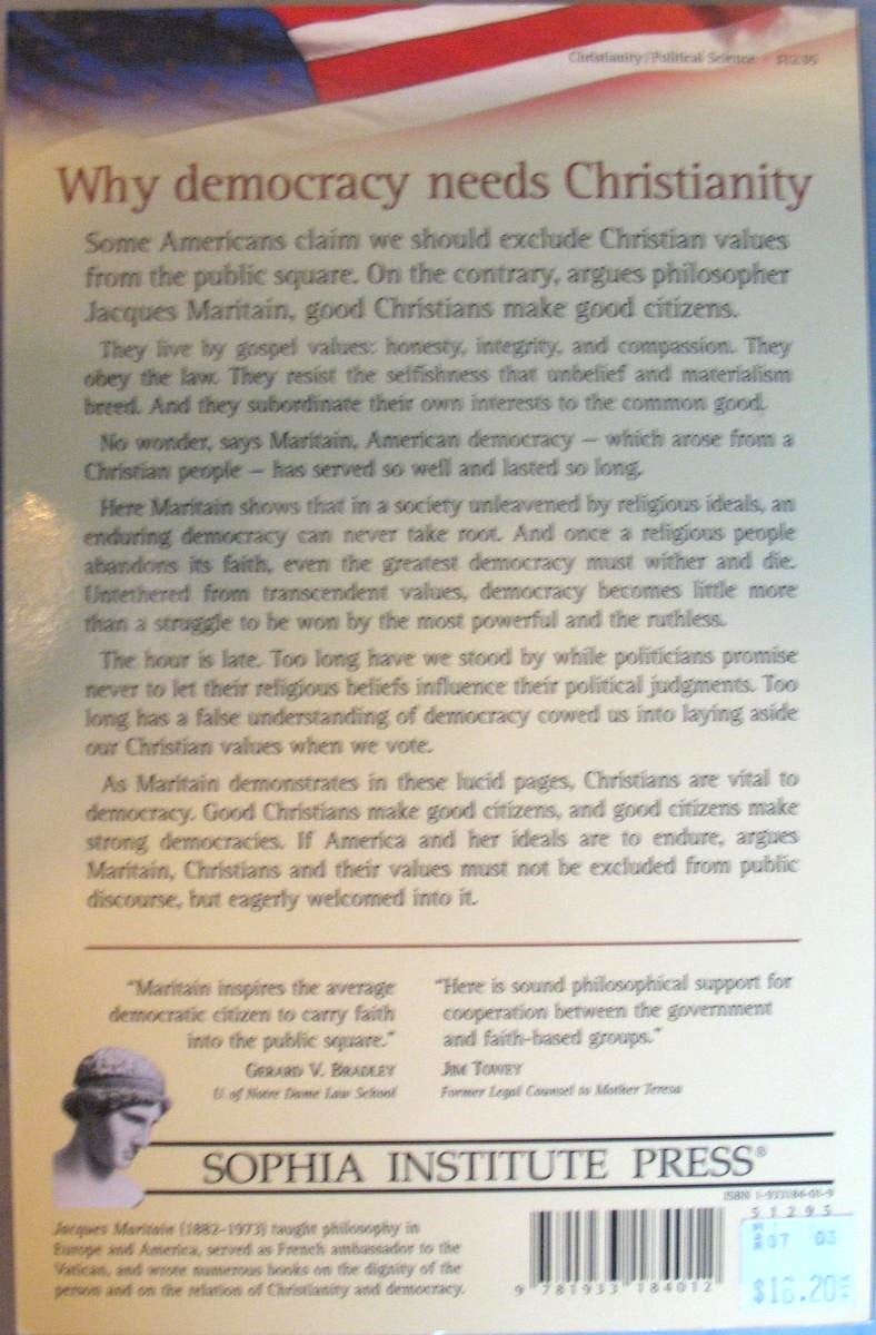 Christianity, Democracy, and the American Ideal