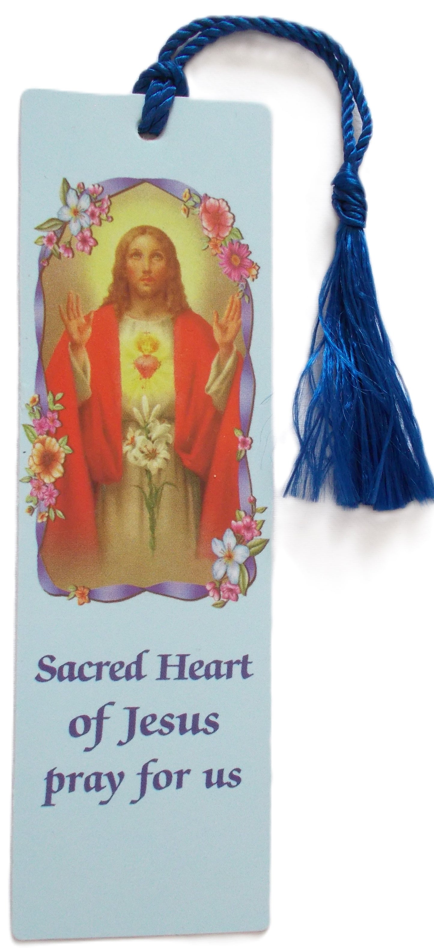 Plastic Bookmark - Sacred Heart of Jesus