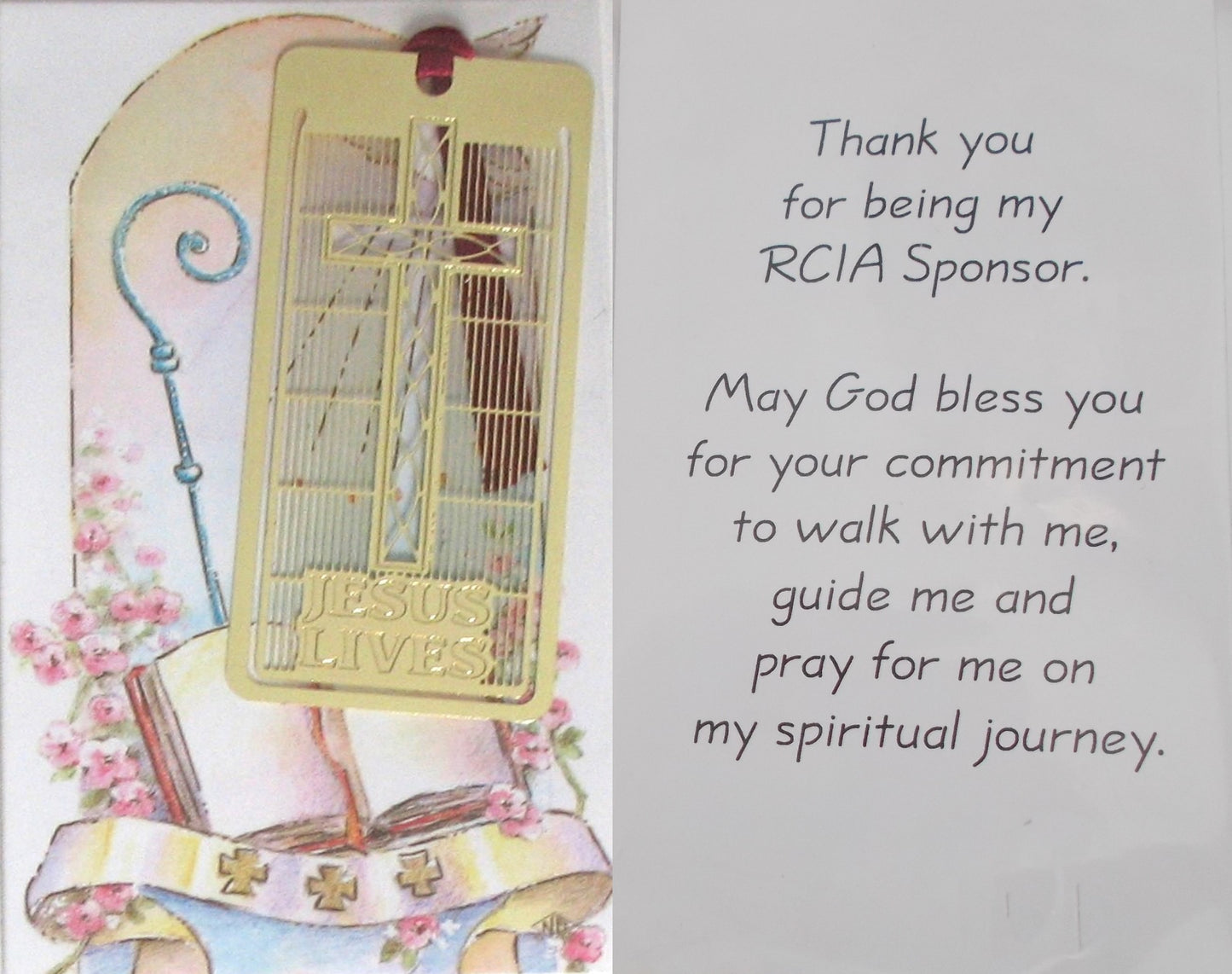 RCIA - Thank You To My Sponsor - Gift