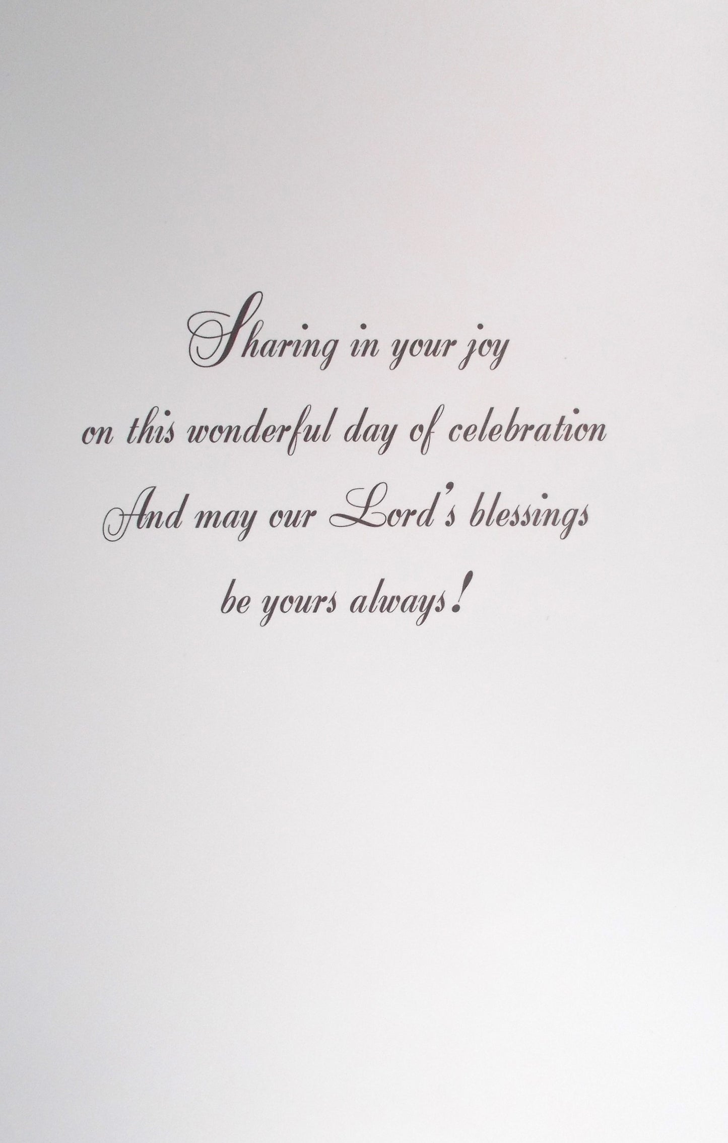 God Bless You, Monsignor Greeting Card