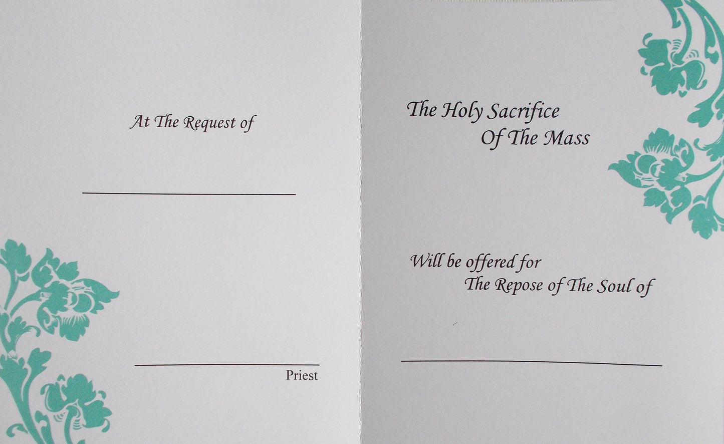 Mass Card - For The Dead - Package of 14