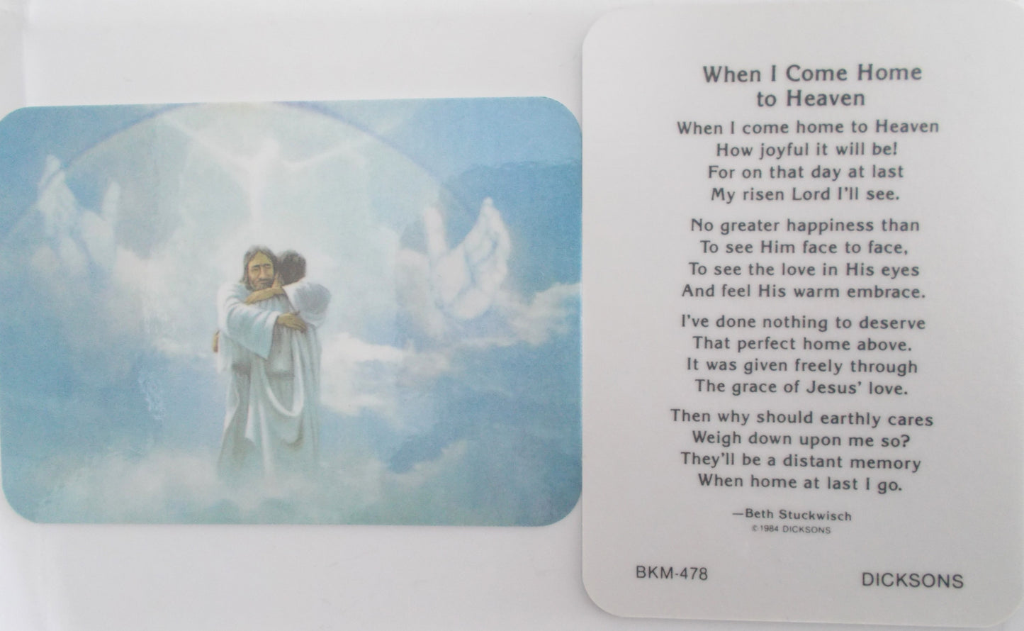 Pocket Card - When I Come Home to Heaven