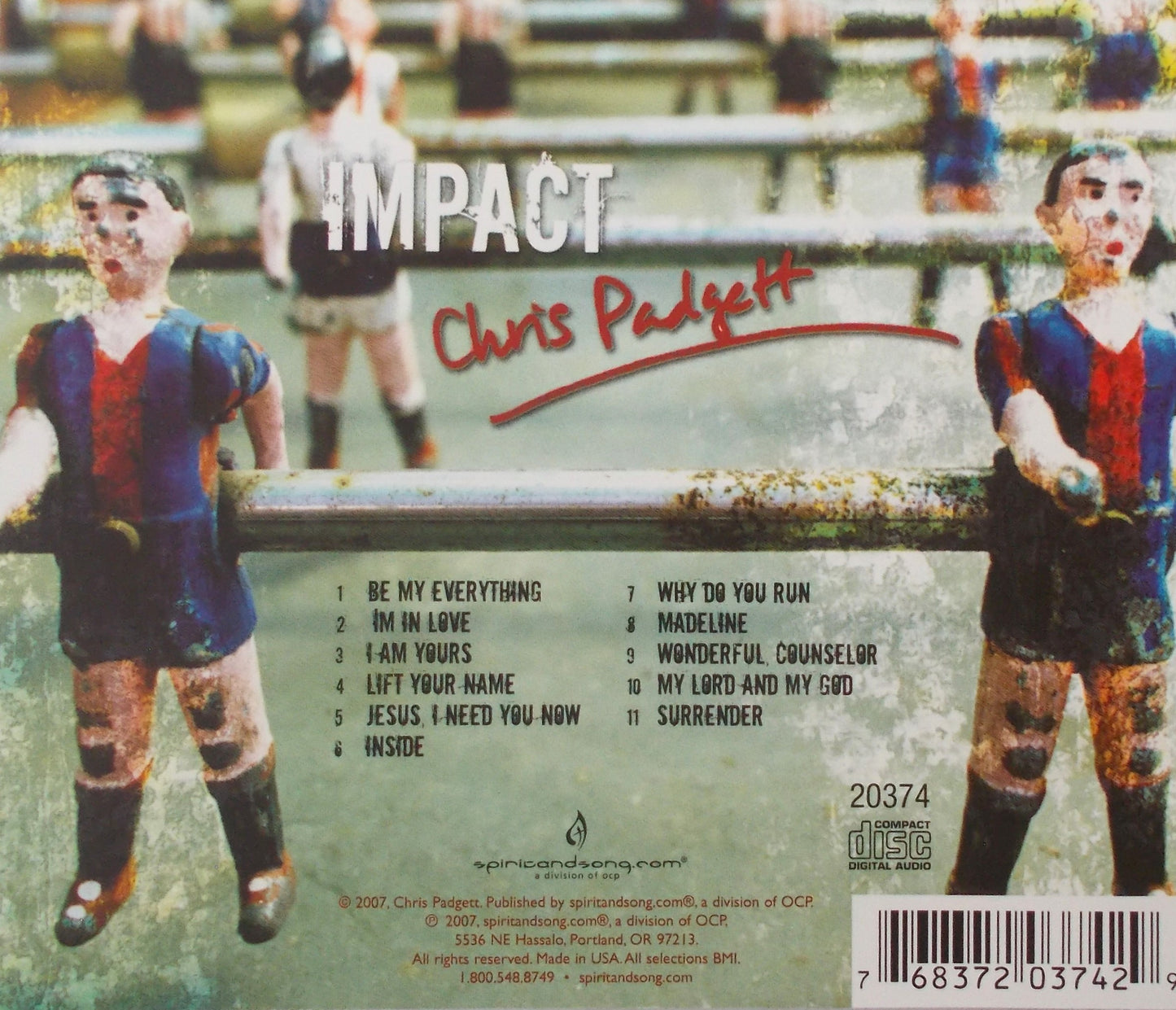 Chris Padgett - Impact - Music CD