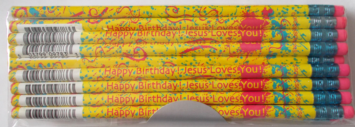 Pencils - Package of 18 - Happy Birthday!