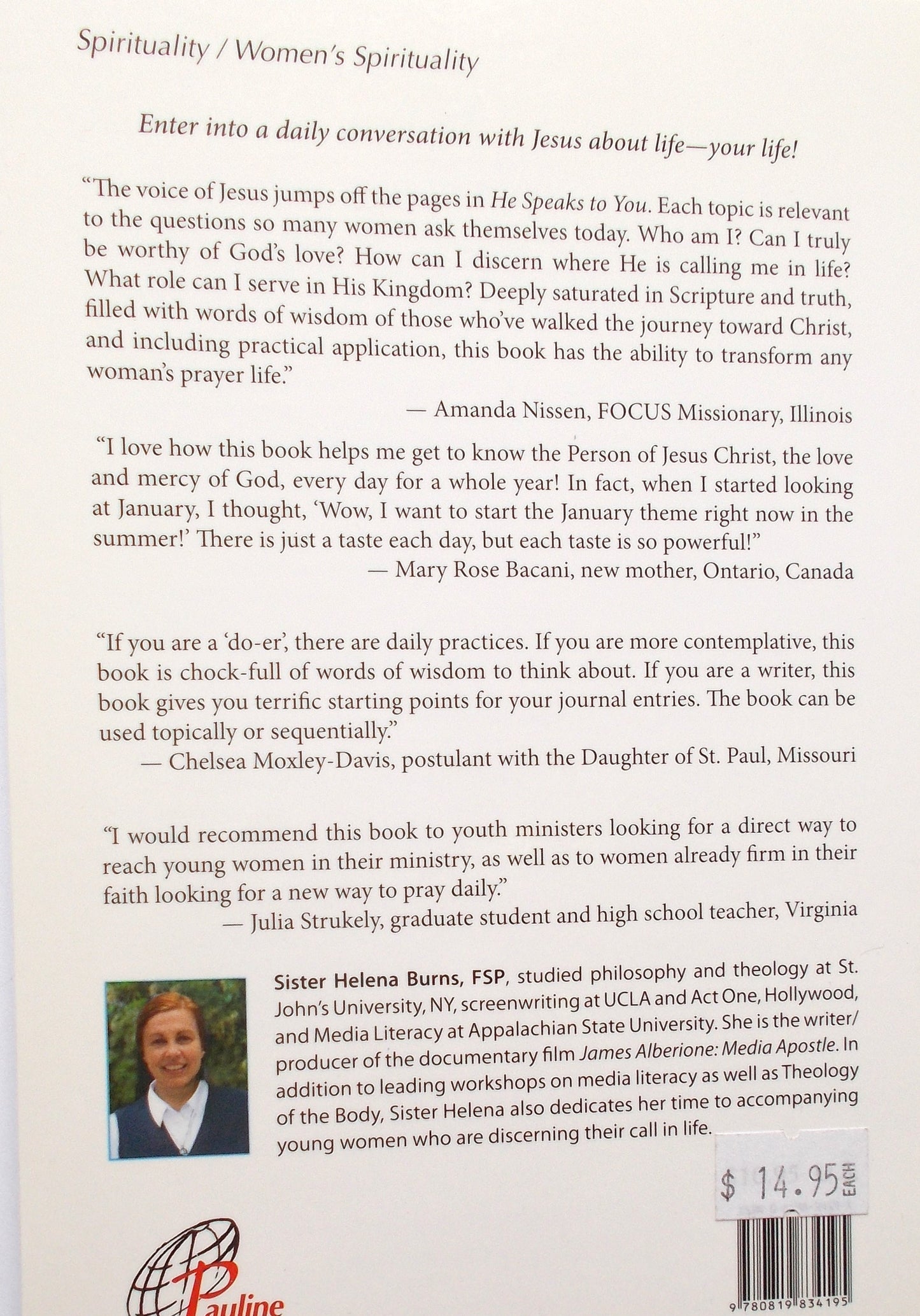 He Speaks to You - (Women's Spirituality Day by Day)