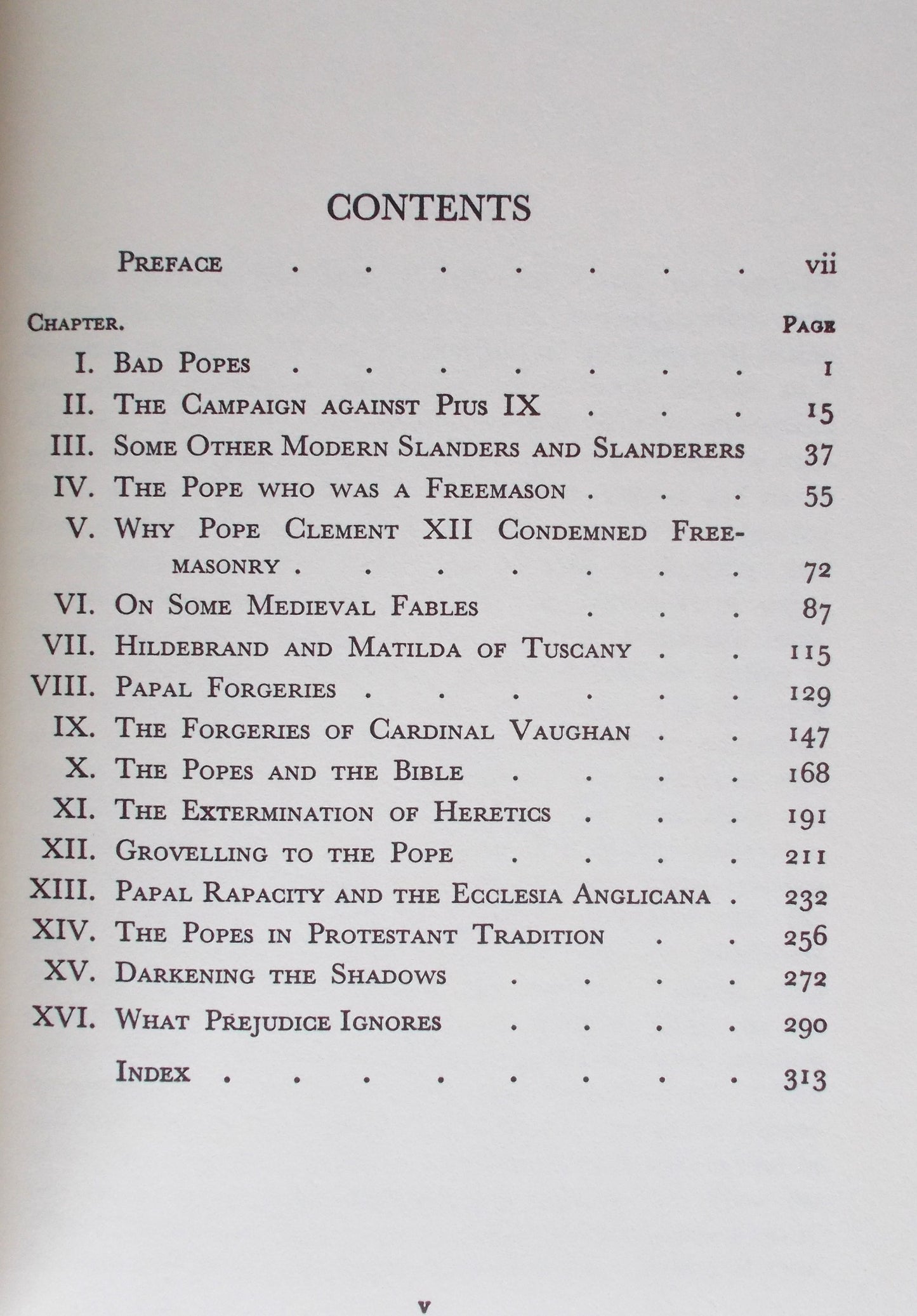 No Popery! Anti- Papal Prejudice
