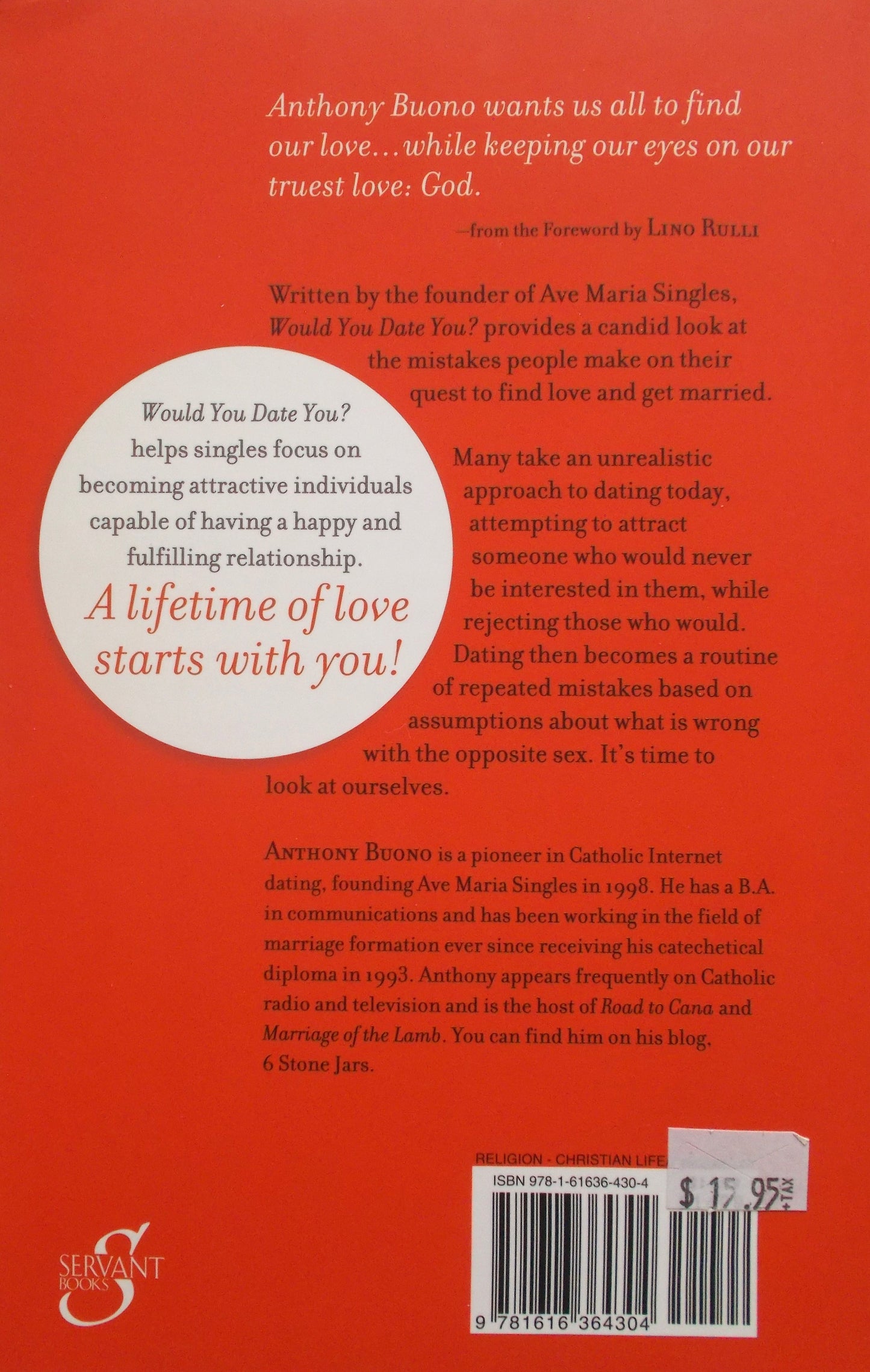 Would You Date You? by Anthony Buono