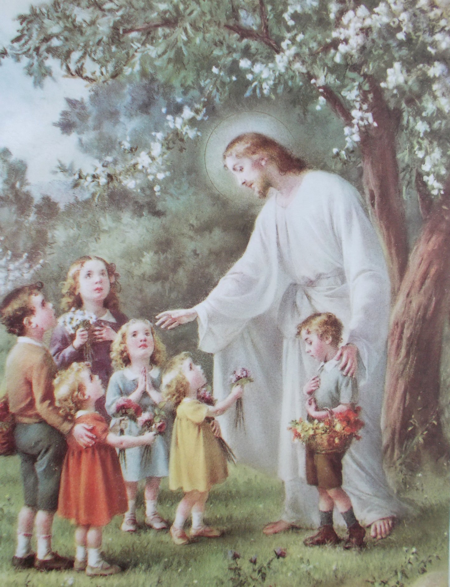Image - Jesus with Children 8 x 10