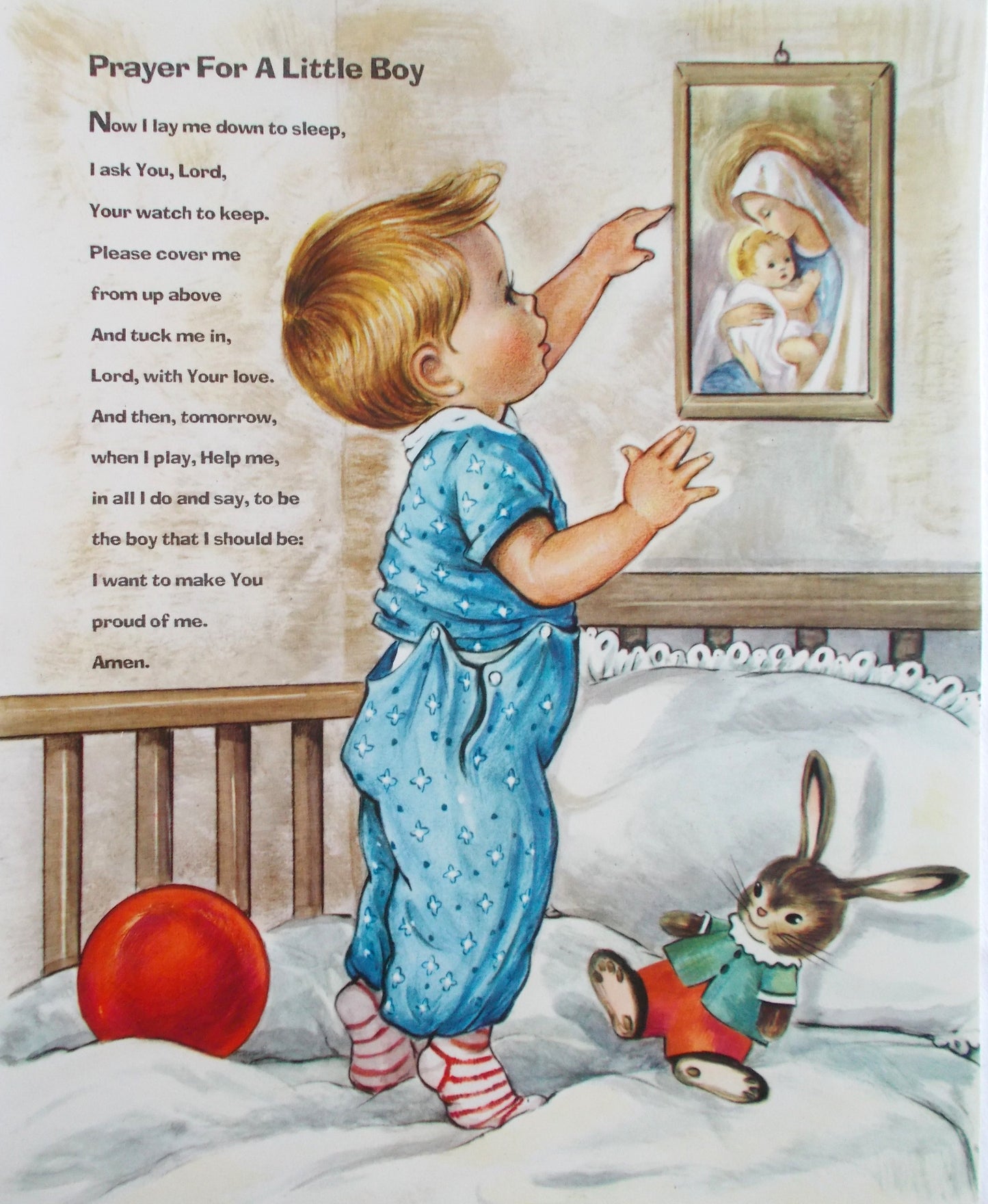 Image - Prayer for a Little Boy - 8 x 10