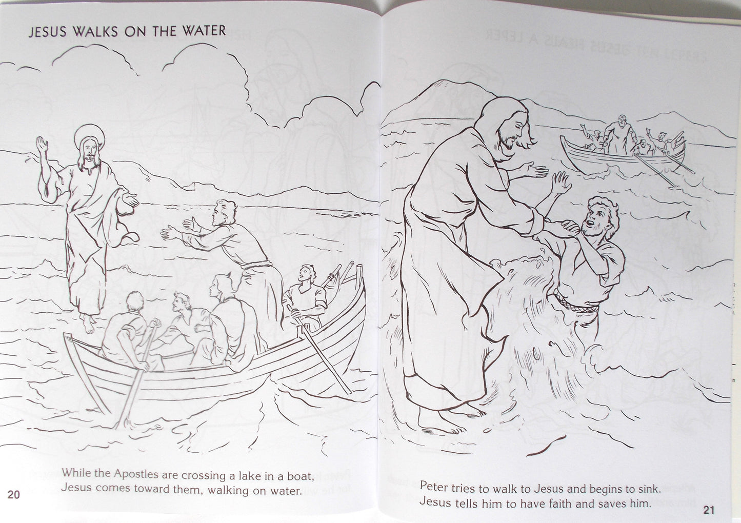 Miracles of Jesus Coloring Book