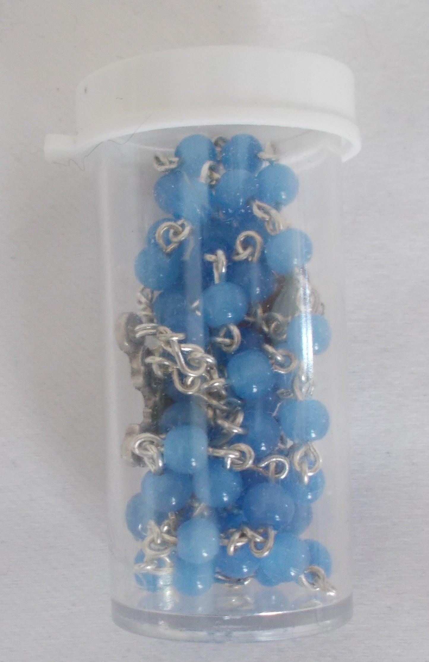 Tiny Beads Blue Rosary