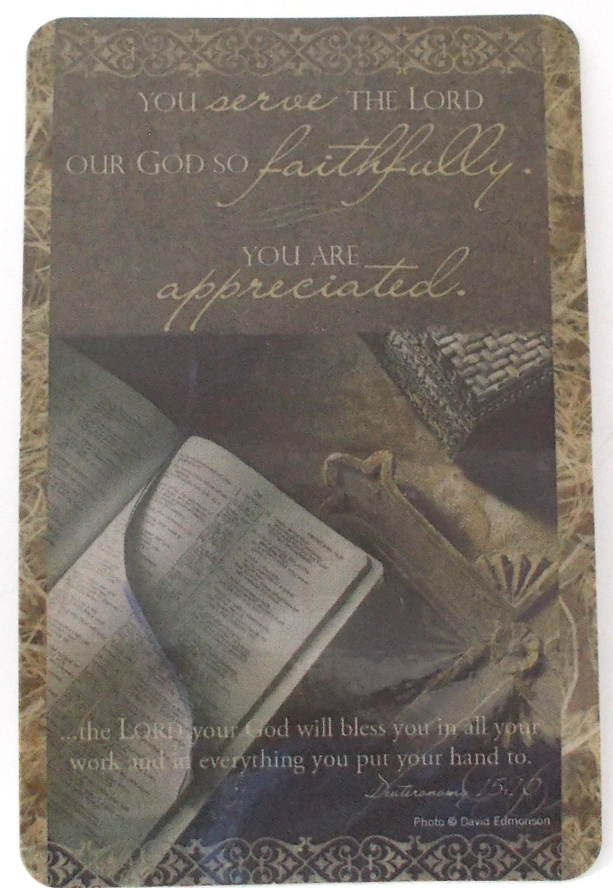 Coated Cardstock - Pocket Card Bookmark