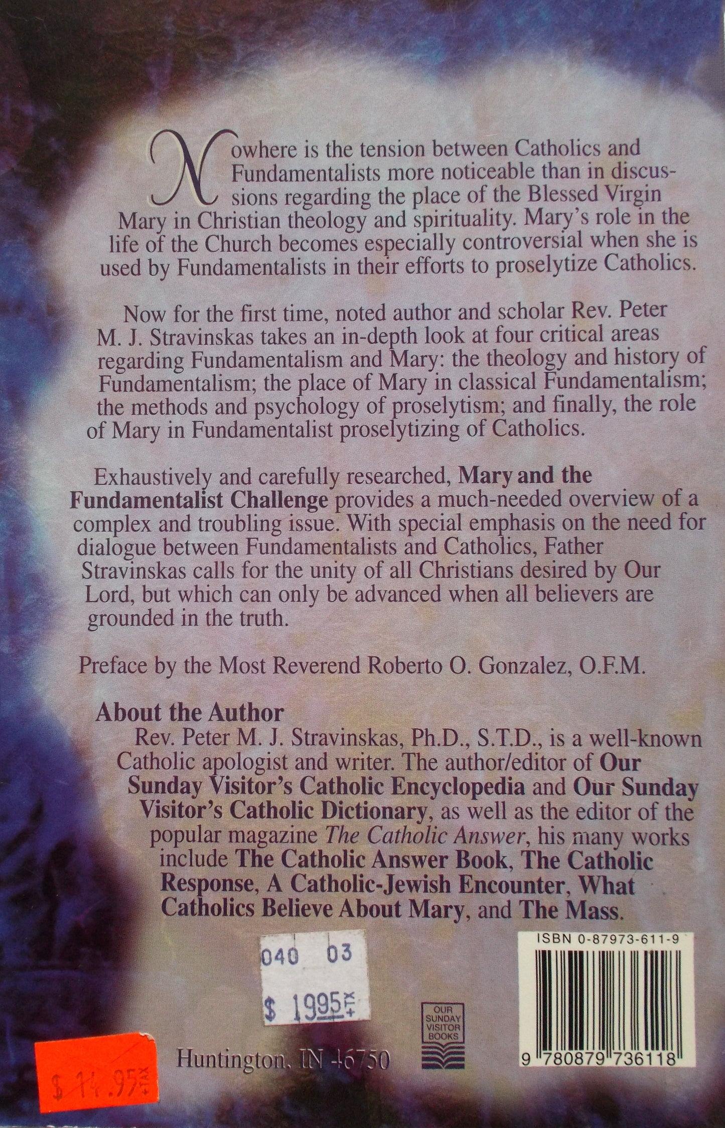 Mary and the Fundamentalist Challenge