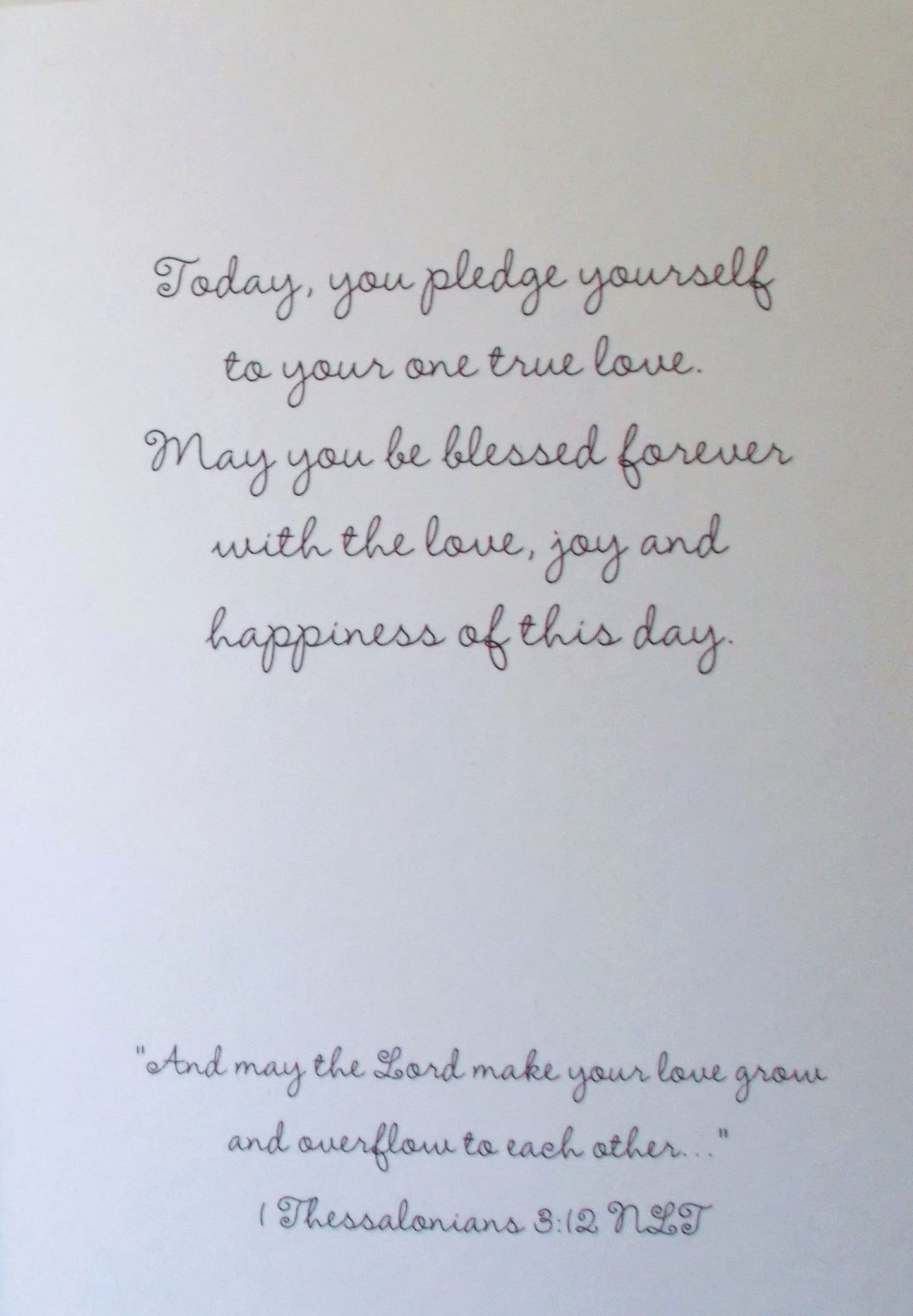 Wedding Greeting Card by Legacy Value Card