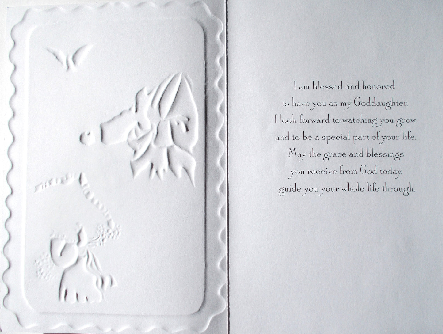 Goddaughter Baptism Greeting Card