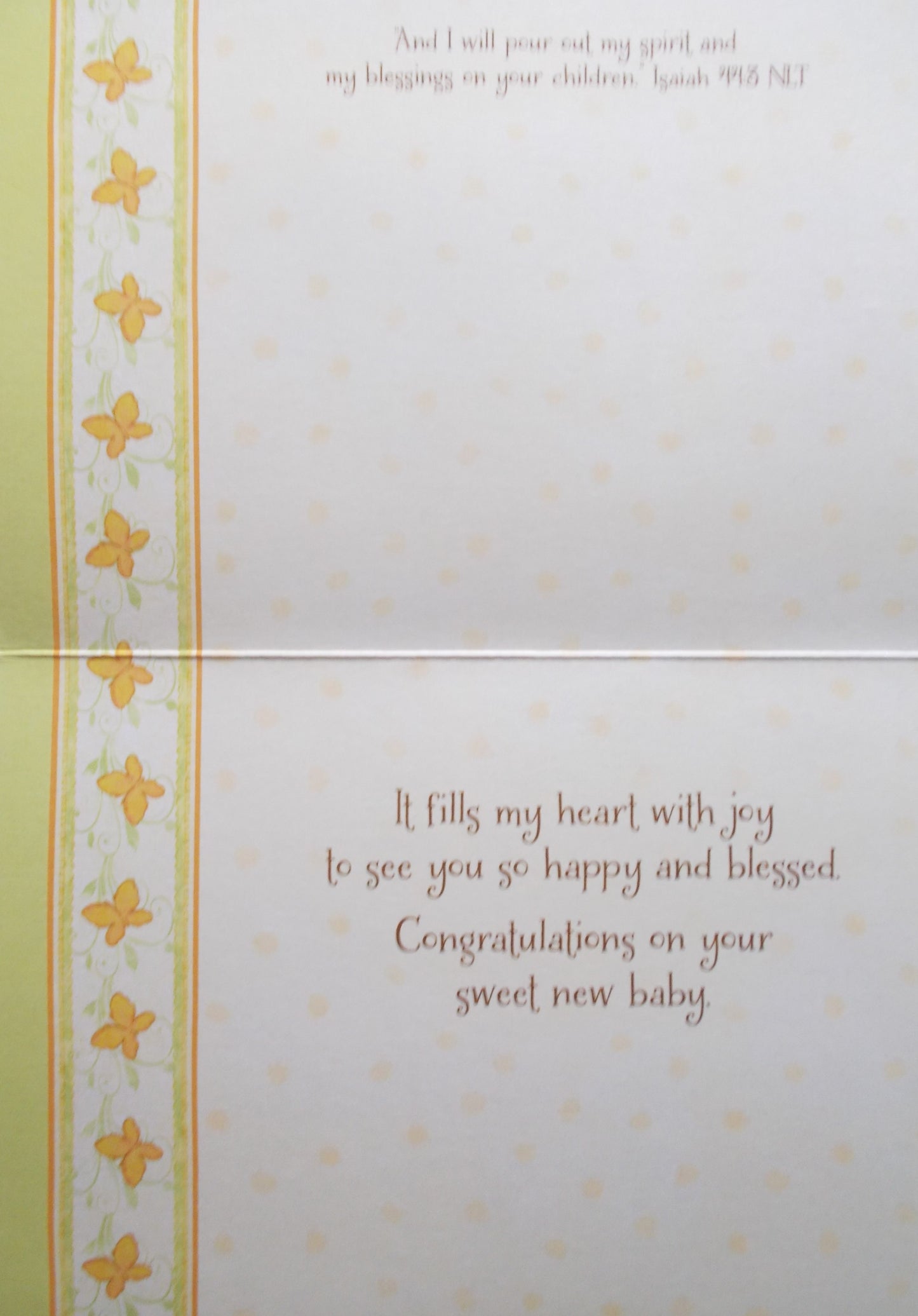 New Baby Greeting Card by Legacy