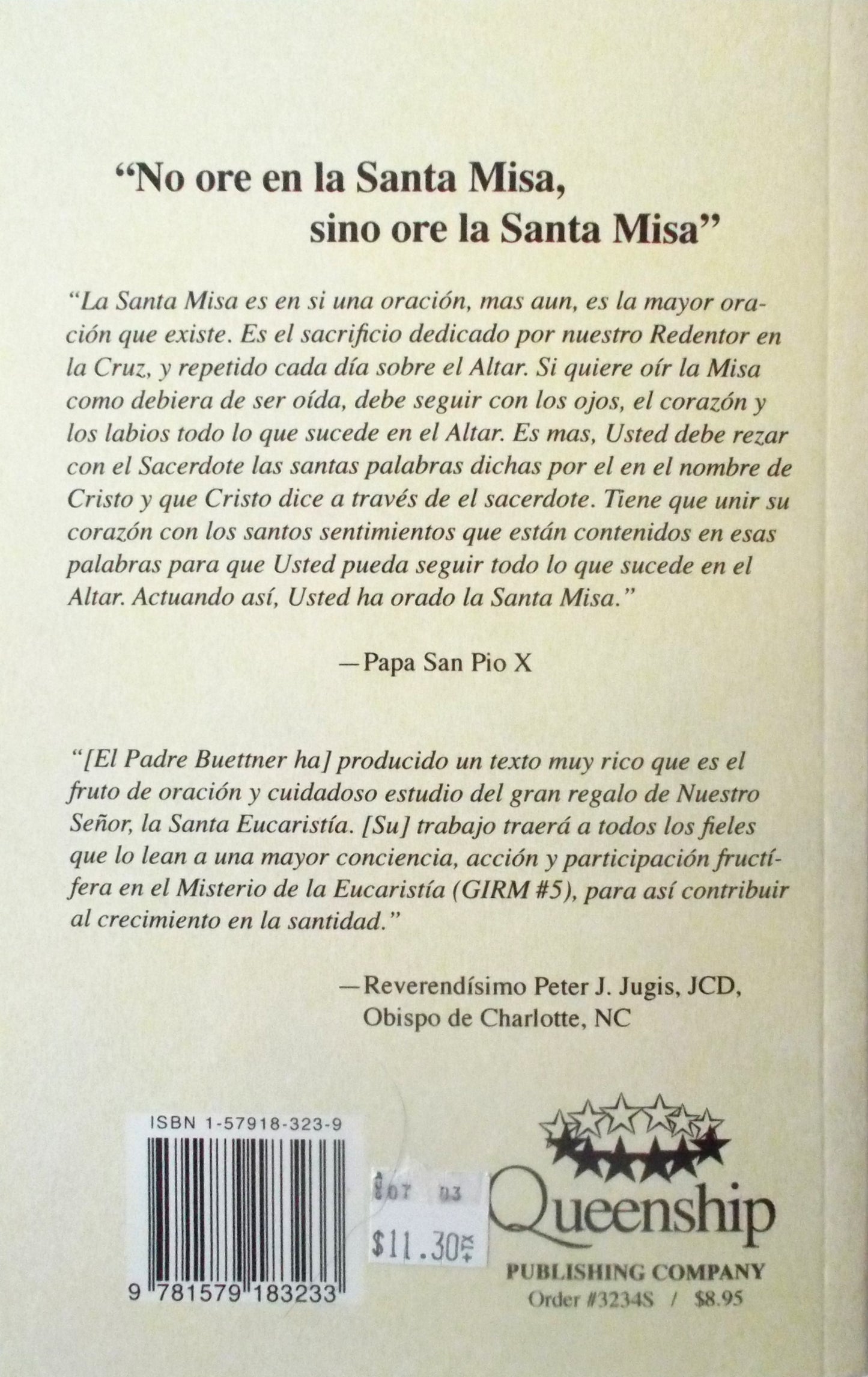 Entendiendo el Misterio de la Misa (Spanish)