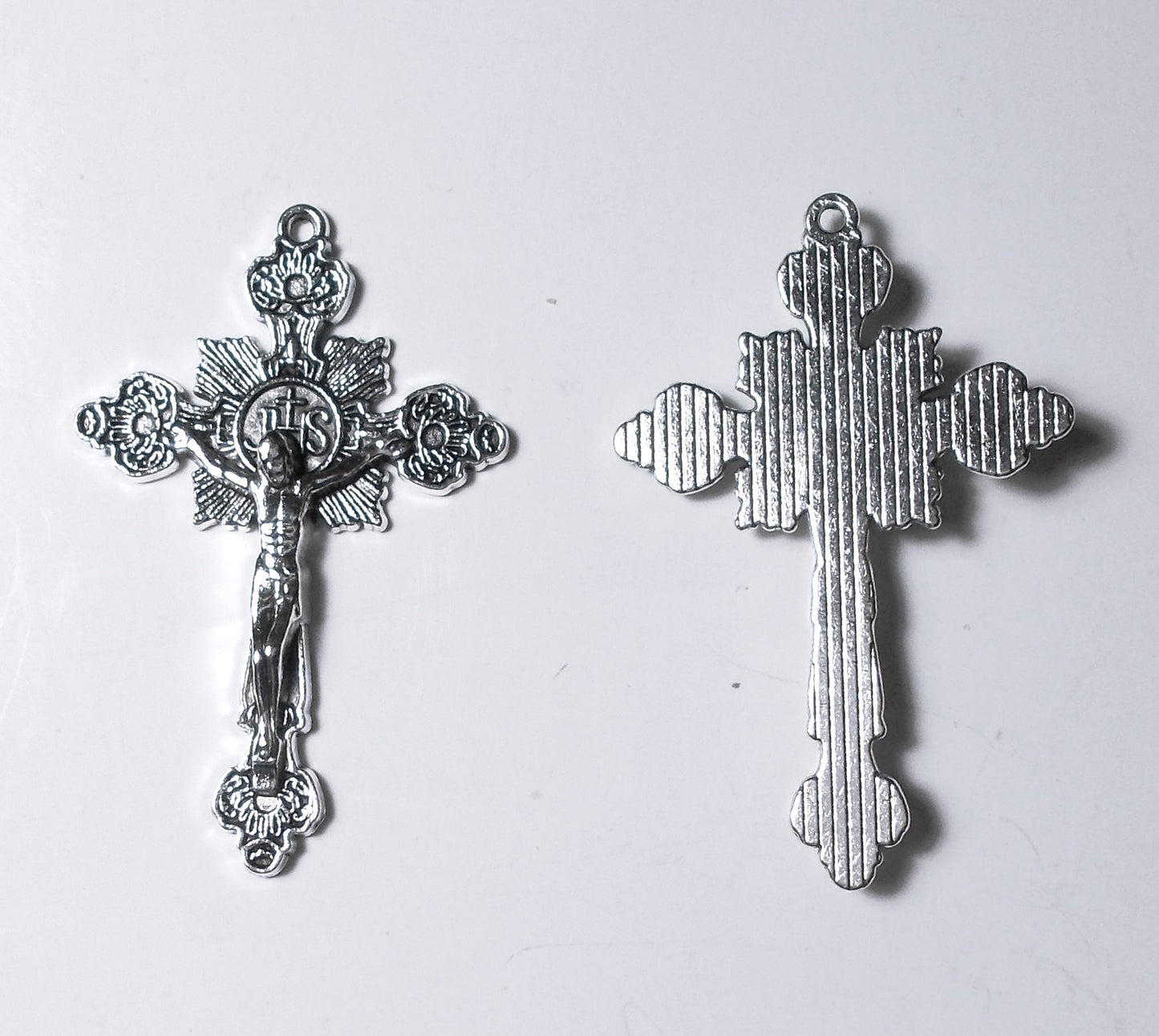 Vintage Style Rosary Crucifix - 2 inch