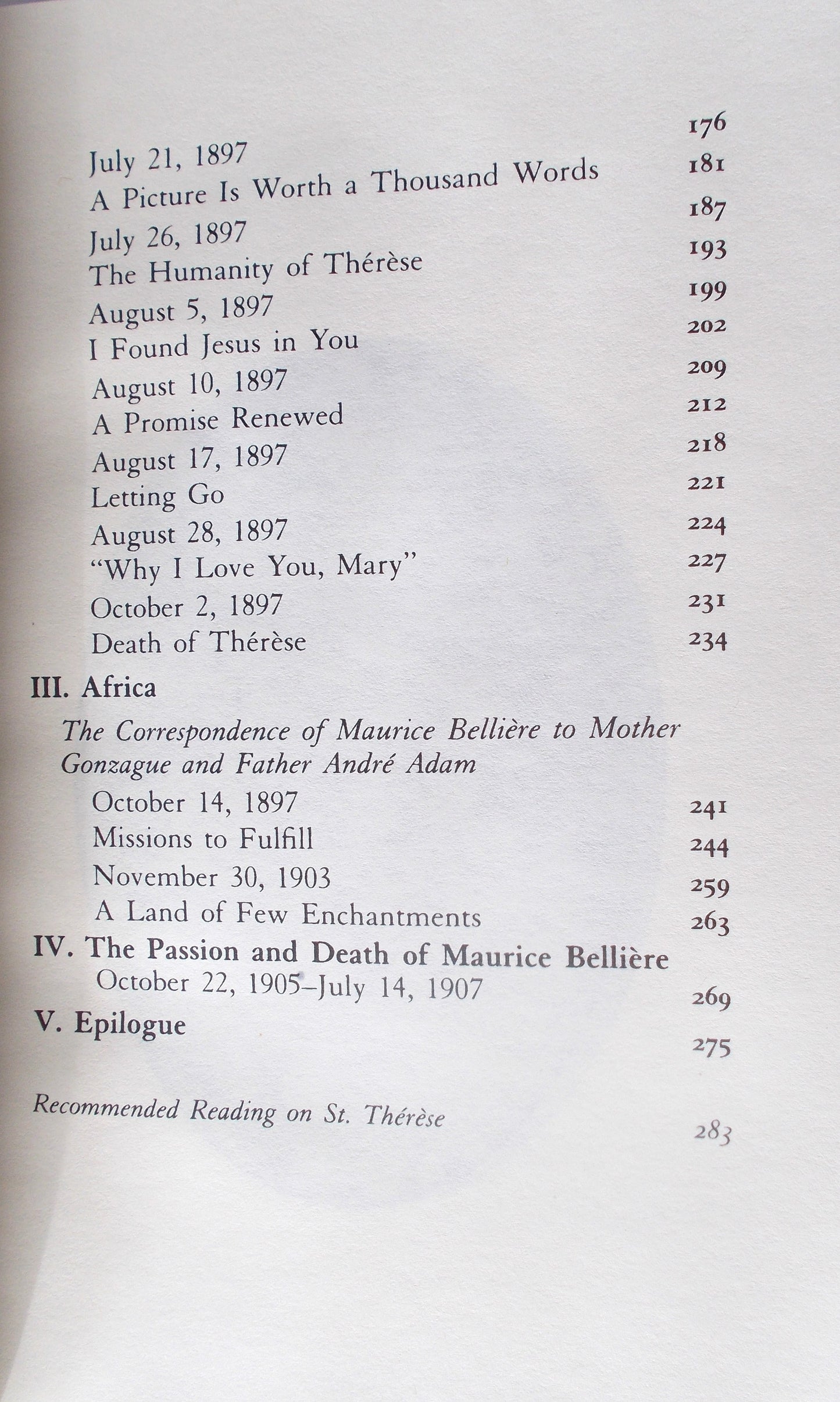 Maurice and Therese; Inspiring Letters Between Therese of Lisieux and a Struggling Young Priest