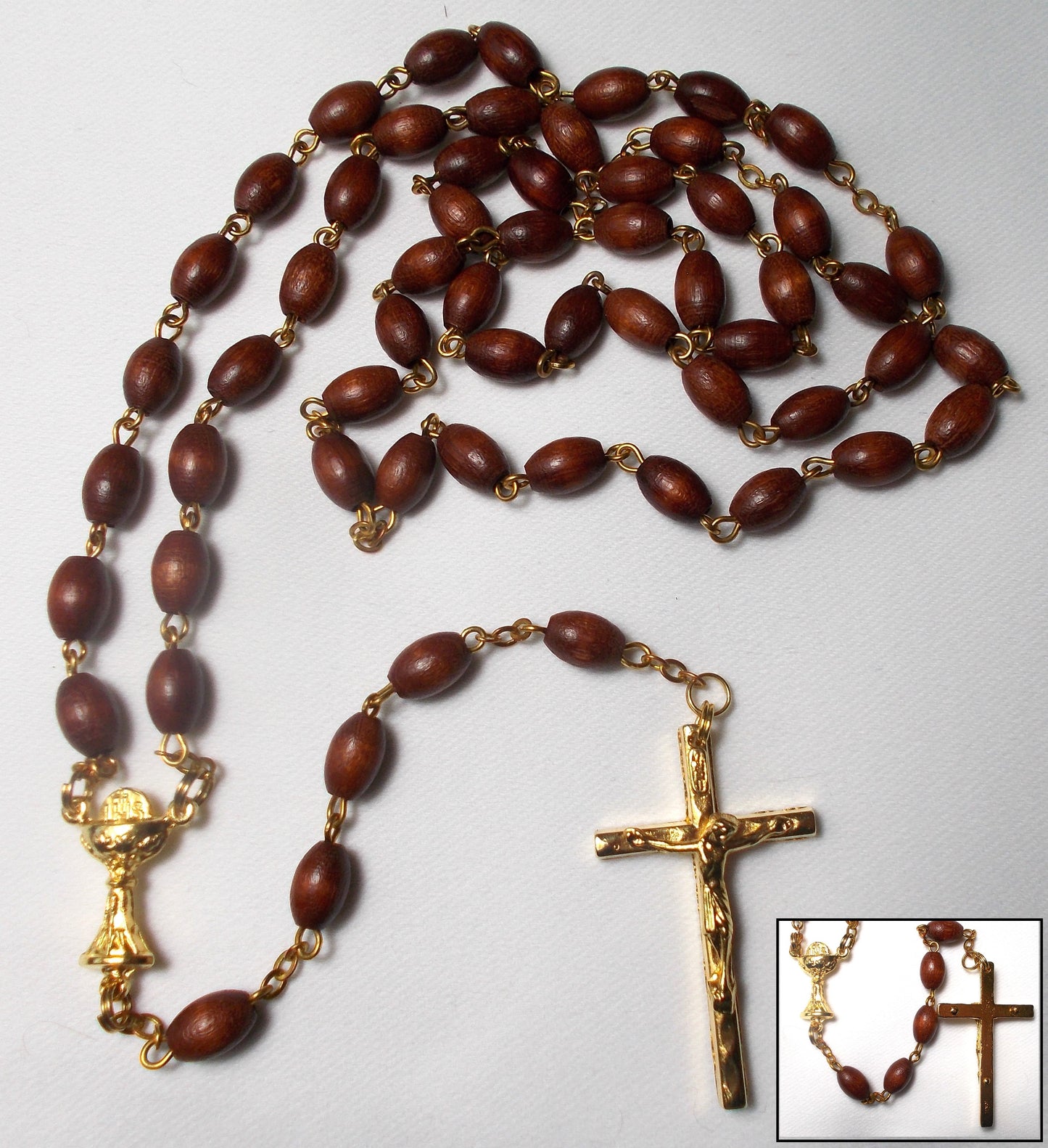 Wood Chain Rosary - Chalice Center